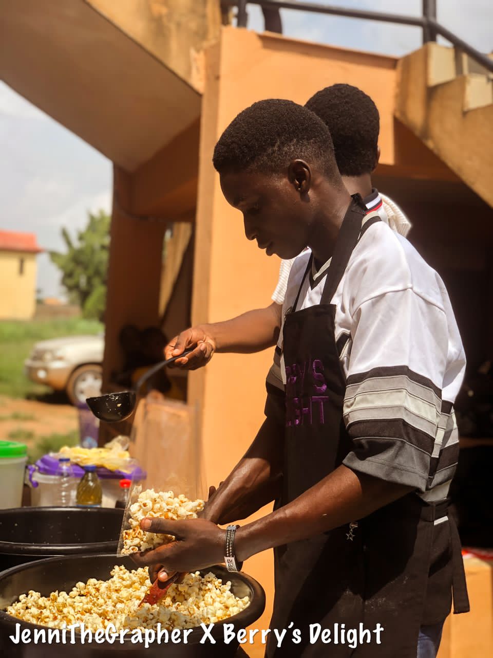 popcorn-making process